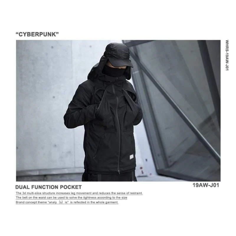 Cyberpunk Dual Function Pocket Jacket - Image 7