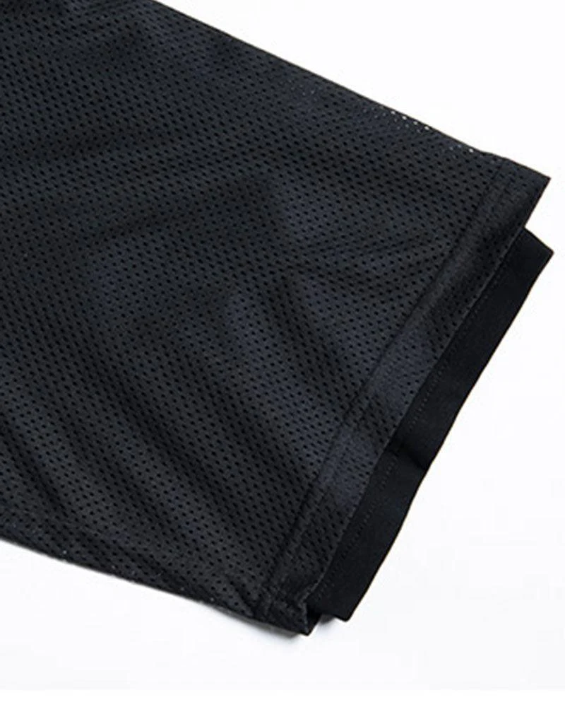 Fake Two-piece Mesh Techwear T-Shirt - Image 16