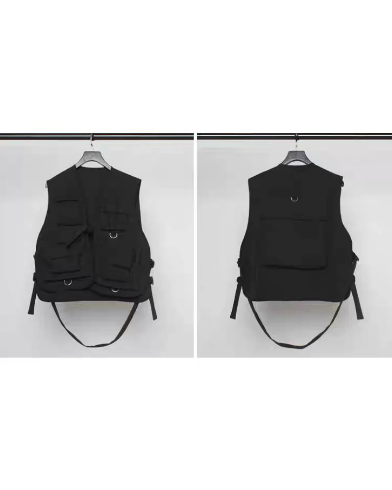 Streetwear Cargo Utility Vest - Image 9