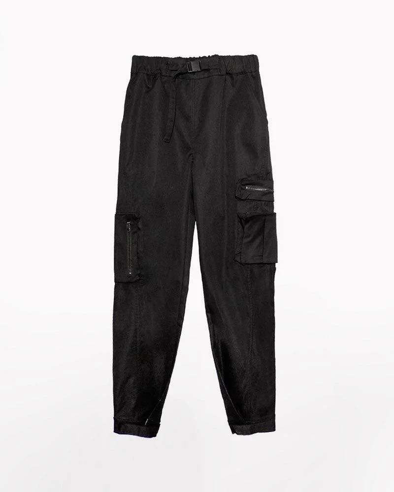 Techwear Outfits Black Jacket And Pants Set(Sold Separately) - Image 3
