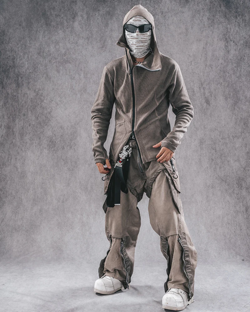 Wasteland Wear Functional Zip Up Hoodie Jacket - Image 5